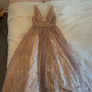 Panoply Rose Gold Prom Dress